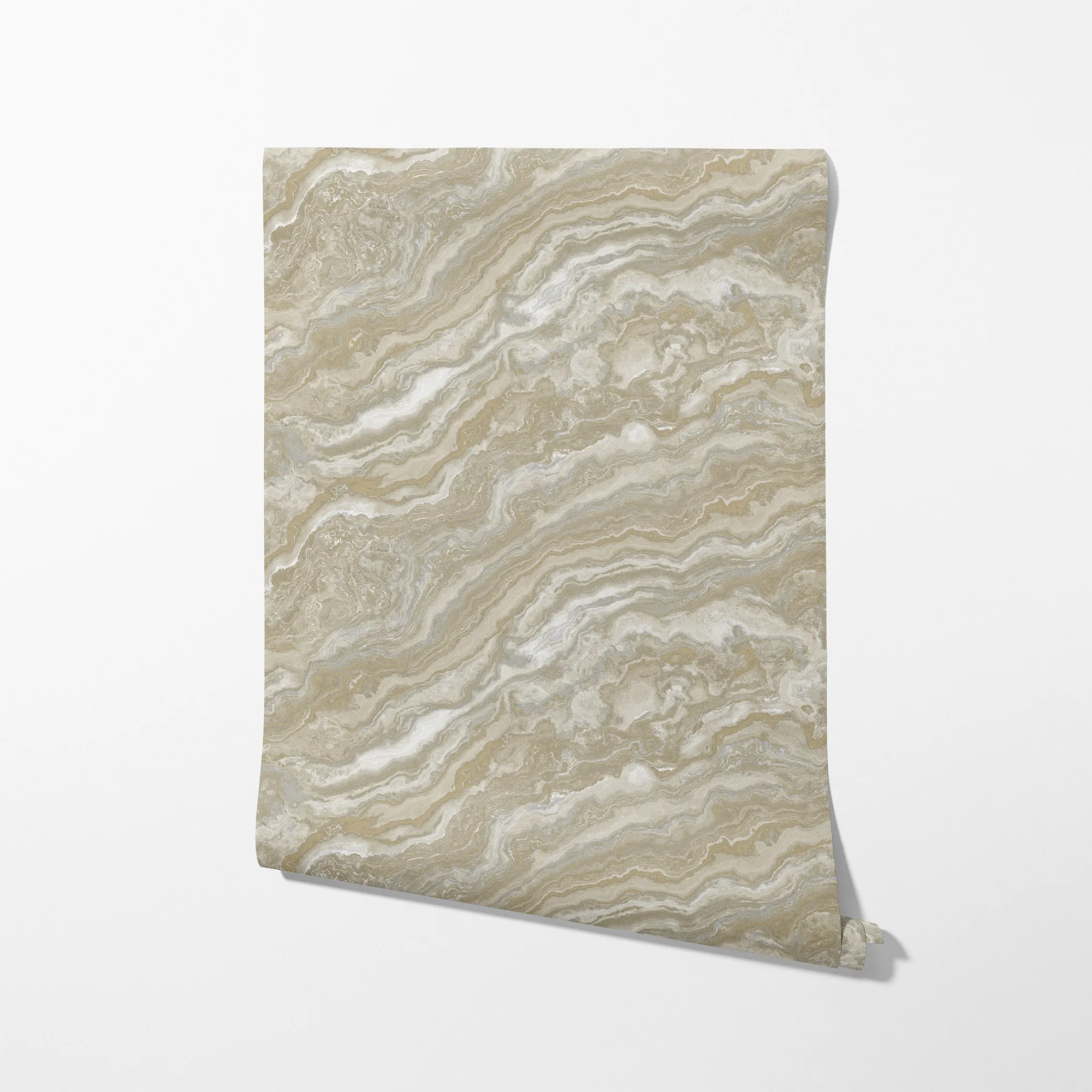 Beige Embossed Wallpaper – Light Reflection (23102-3)